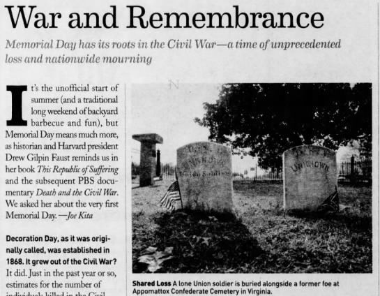War and Remembrance